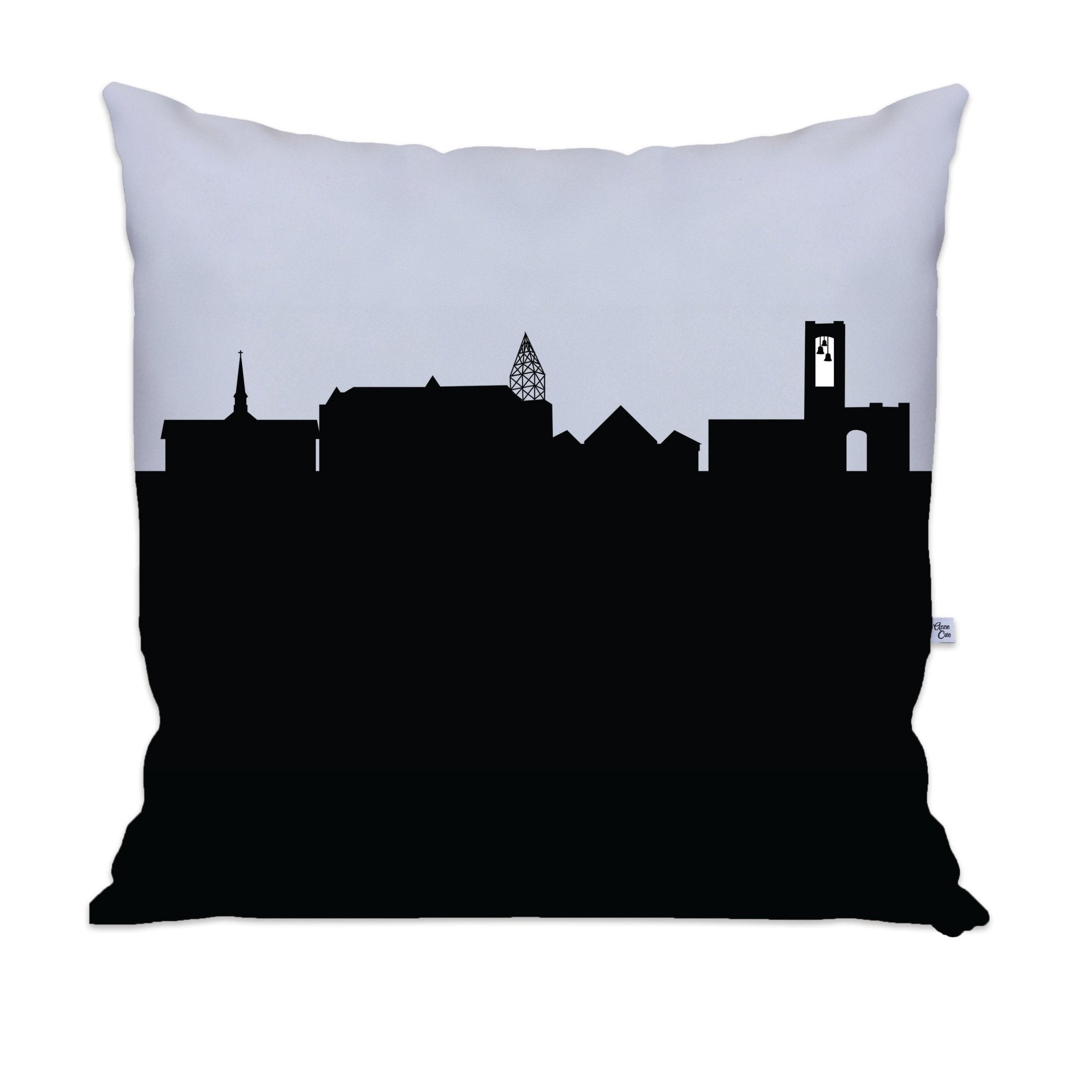 North Canton OH (Walsh University) Skyline Large Throw Pillow - Anne Cate