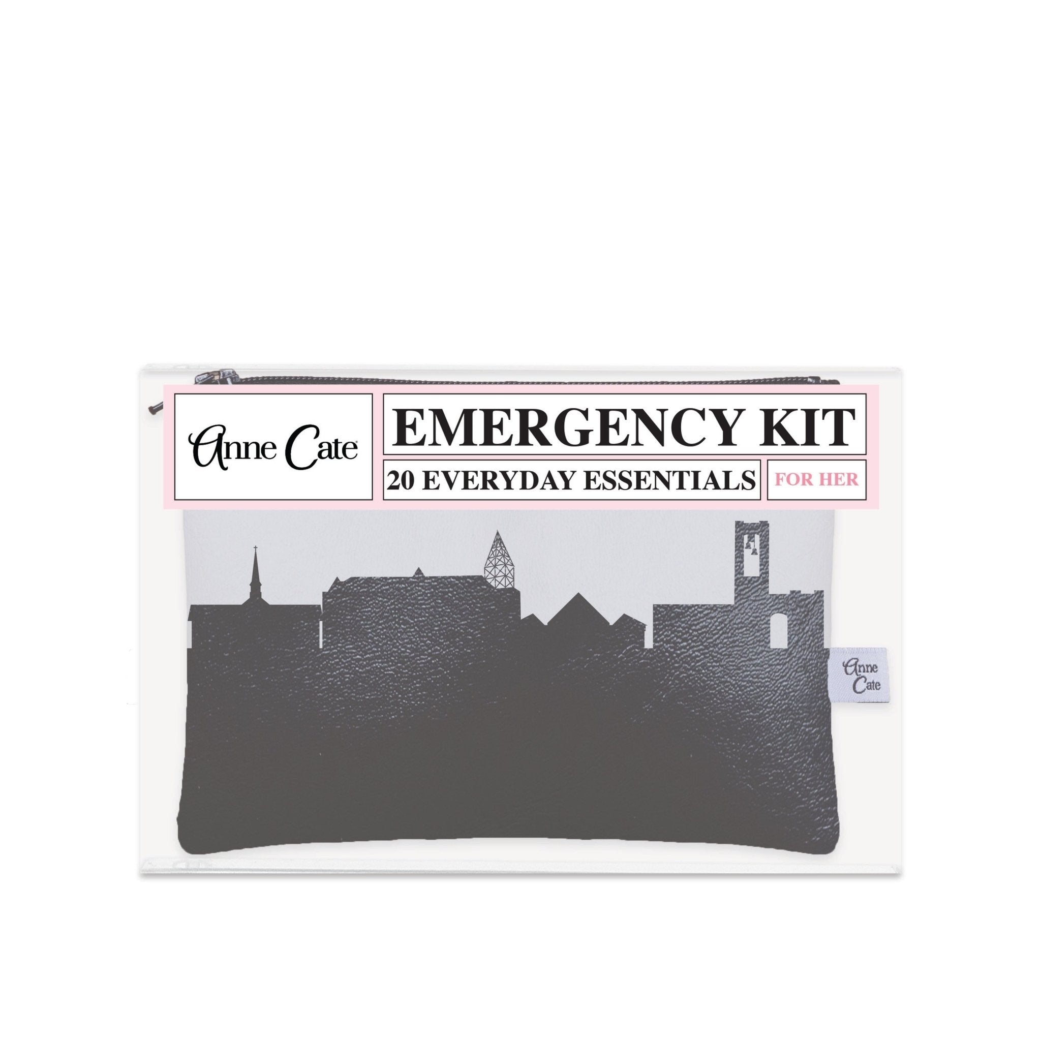 North Canton OH (Walsh University) Skyline Mini Wallet Emergency Kit - For Her - Anne Cate
