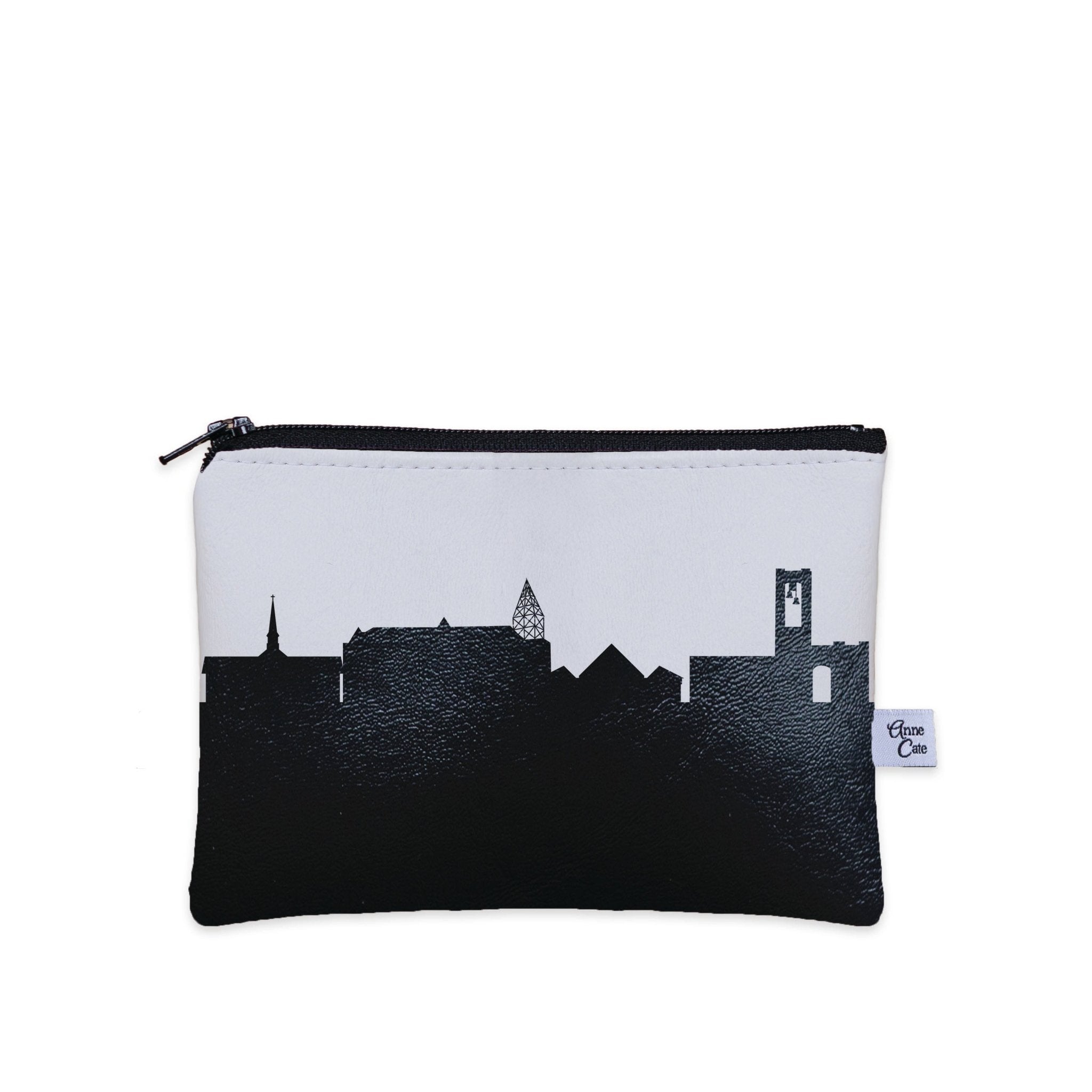 North Canton OH (Walsh University) Skyline Vegan Leather Mini Wallet - Anne Cate
