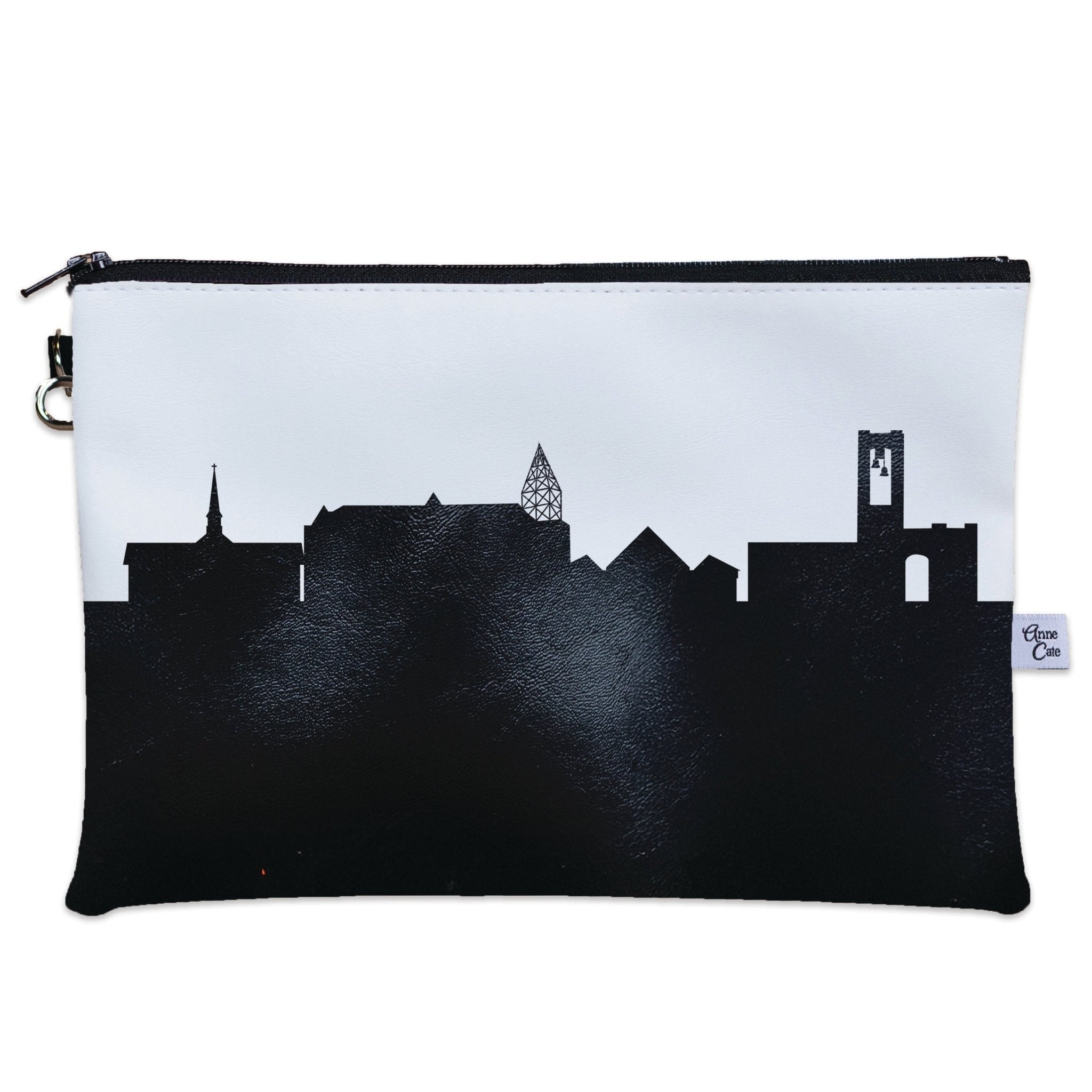 North Canton OH (Walsh University) Skyline Wristlet Clutch Purse - Anne Cate