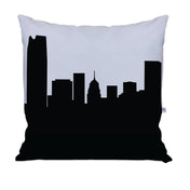Oklahoma City OK Skyline Large Throw Pillow - Anne Cate