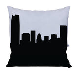 Oklahoma City OK Skyline Large Throw Pillow