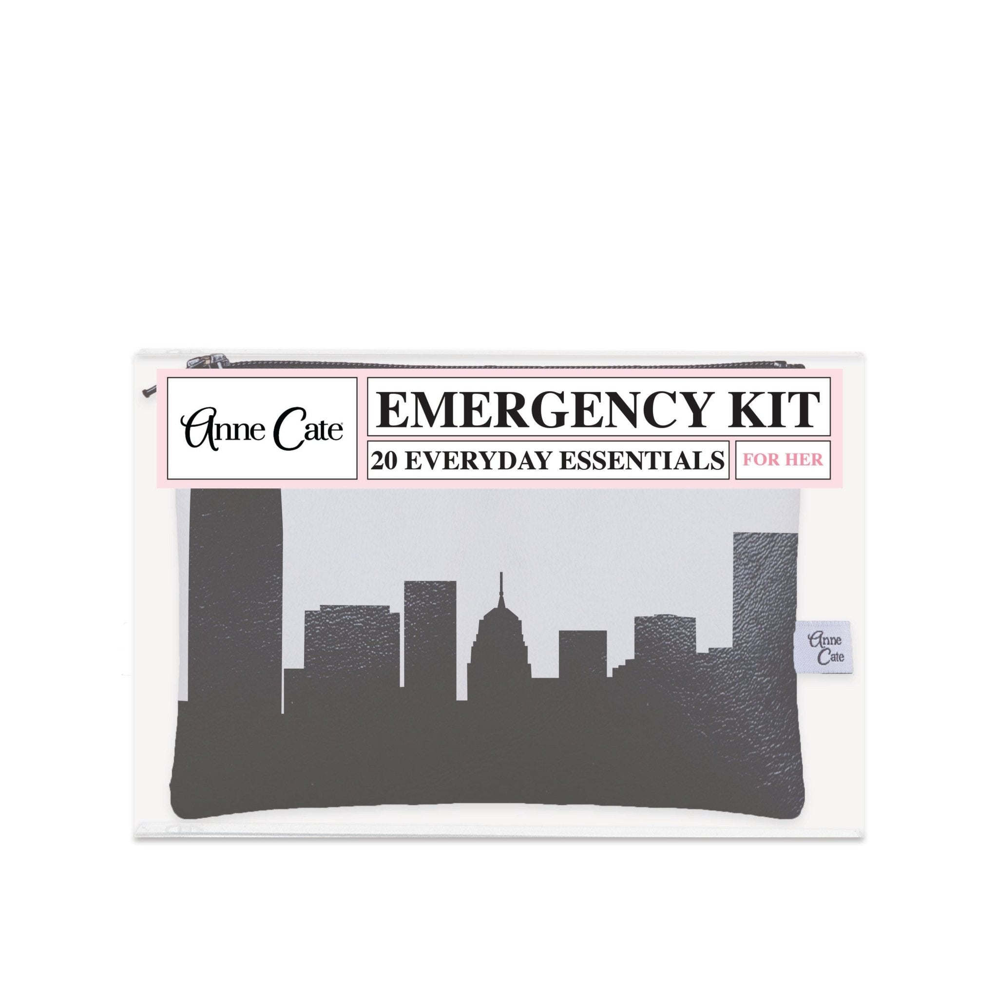 Oklahoma City OK Skyline Mini Wallet Emergency Kit - For Her - Anne Cate