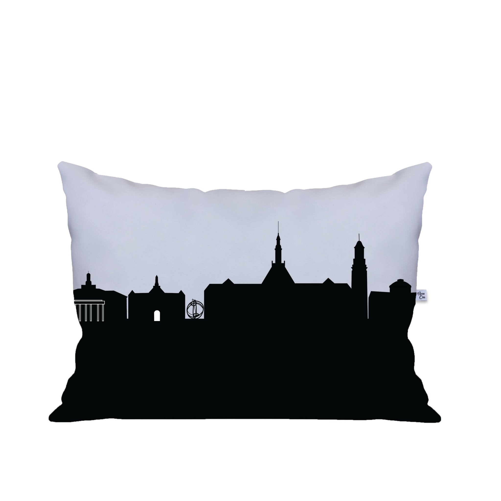 Oxford OH (Miami University) Skyline Lumbar Pillow - Anne Cate