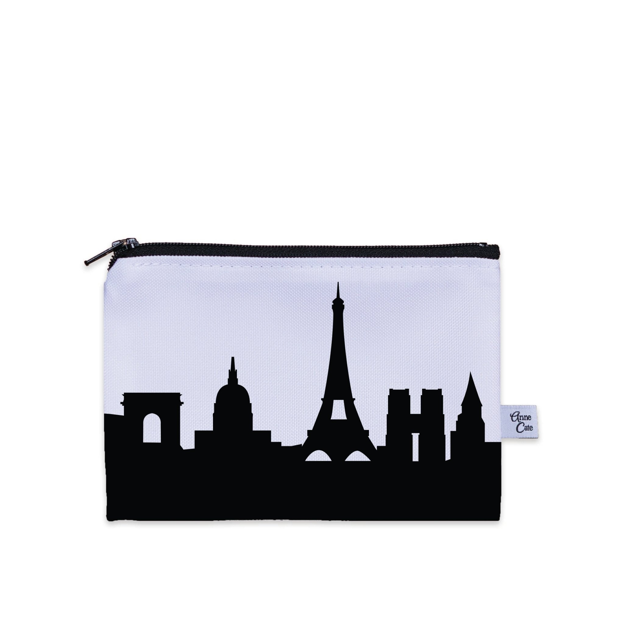 Paris France Skyline Canvas Mini Purse - Anne Cate