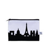 Paris France Skyline Canvas Mini Purse