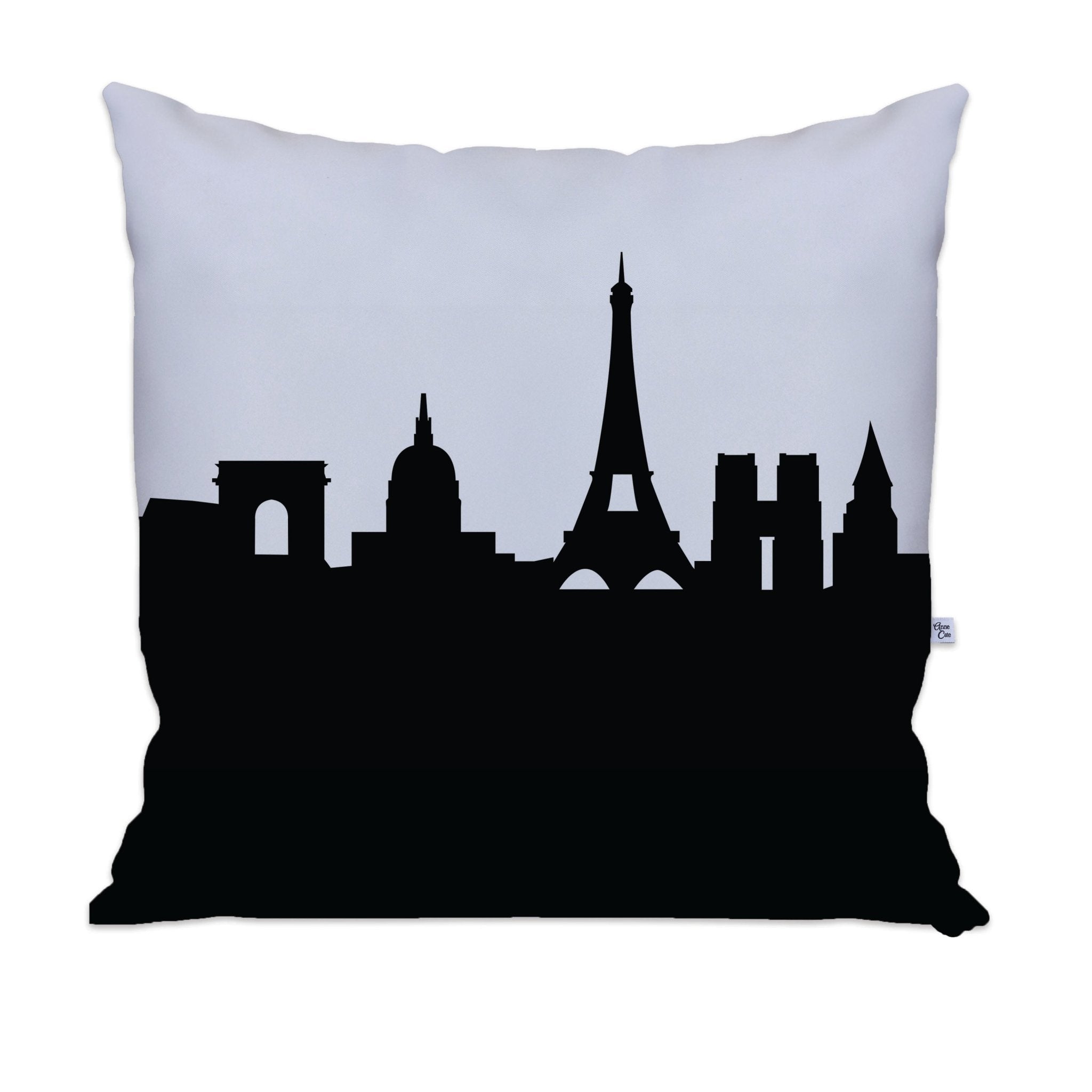 Paris France Skyline Large Throw Pillow - Anne Cate