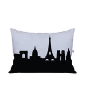 Paris France Skyline Lumbar Pillow - Anne Cate