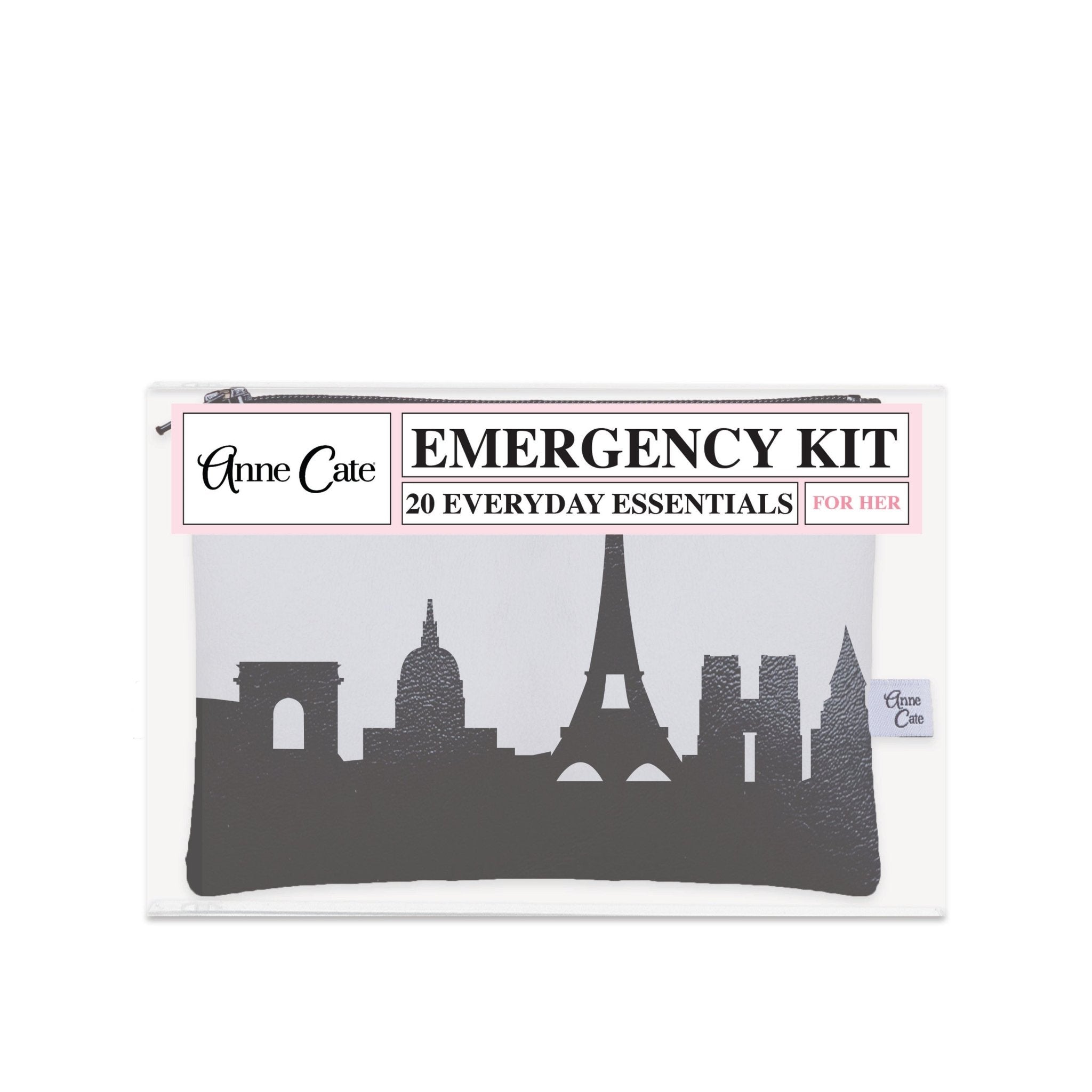 Paris France Skyline Mini Wallet Emergency Kit - For Her - Anne Cate