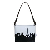 Paris France Skyline Signature Handbag
