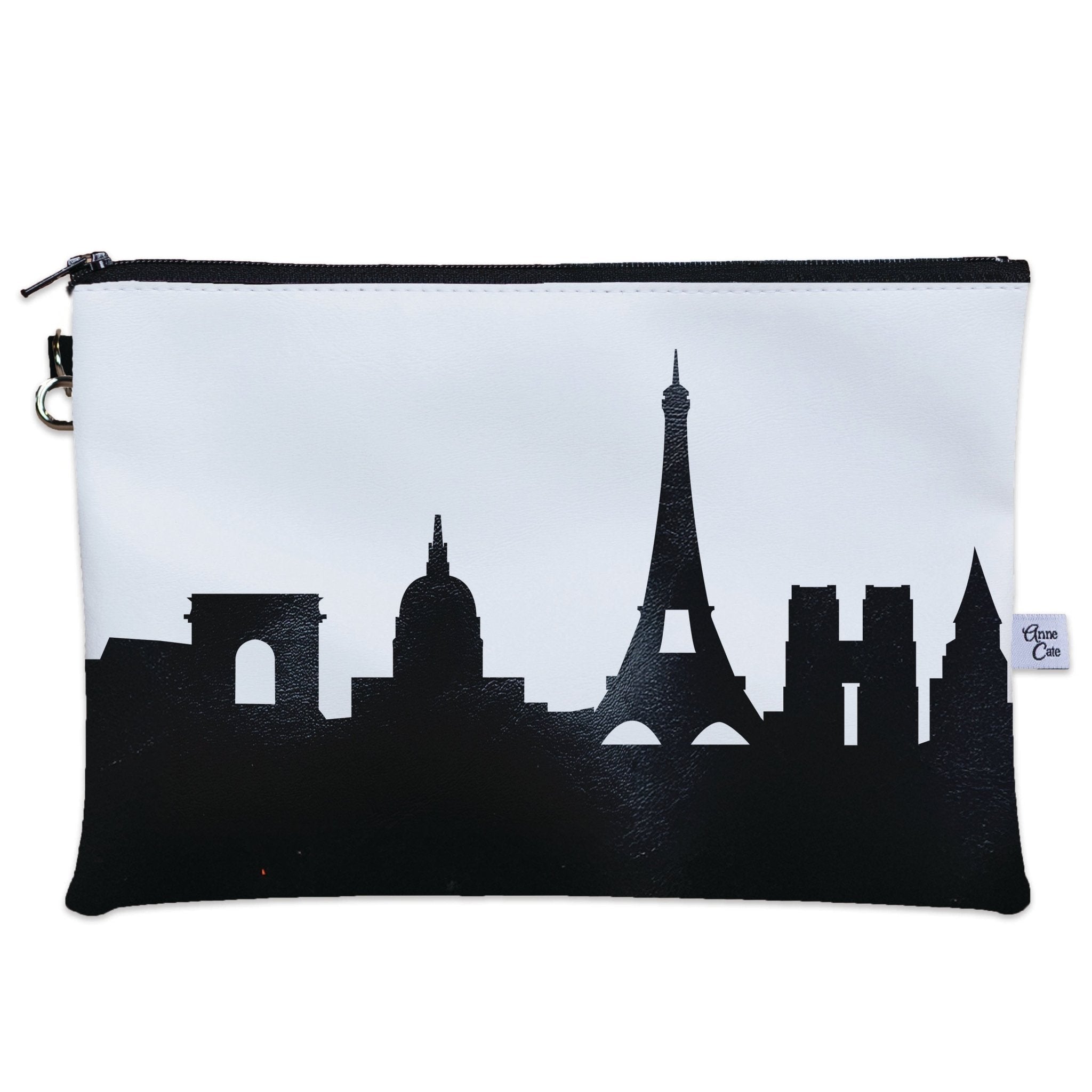 Paris France Skyline Wristlet Clutch Purse - Anne Cate