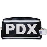 PDX (Portland) City Abbreviation Travel Dopp Kit Toiletry Bag