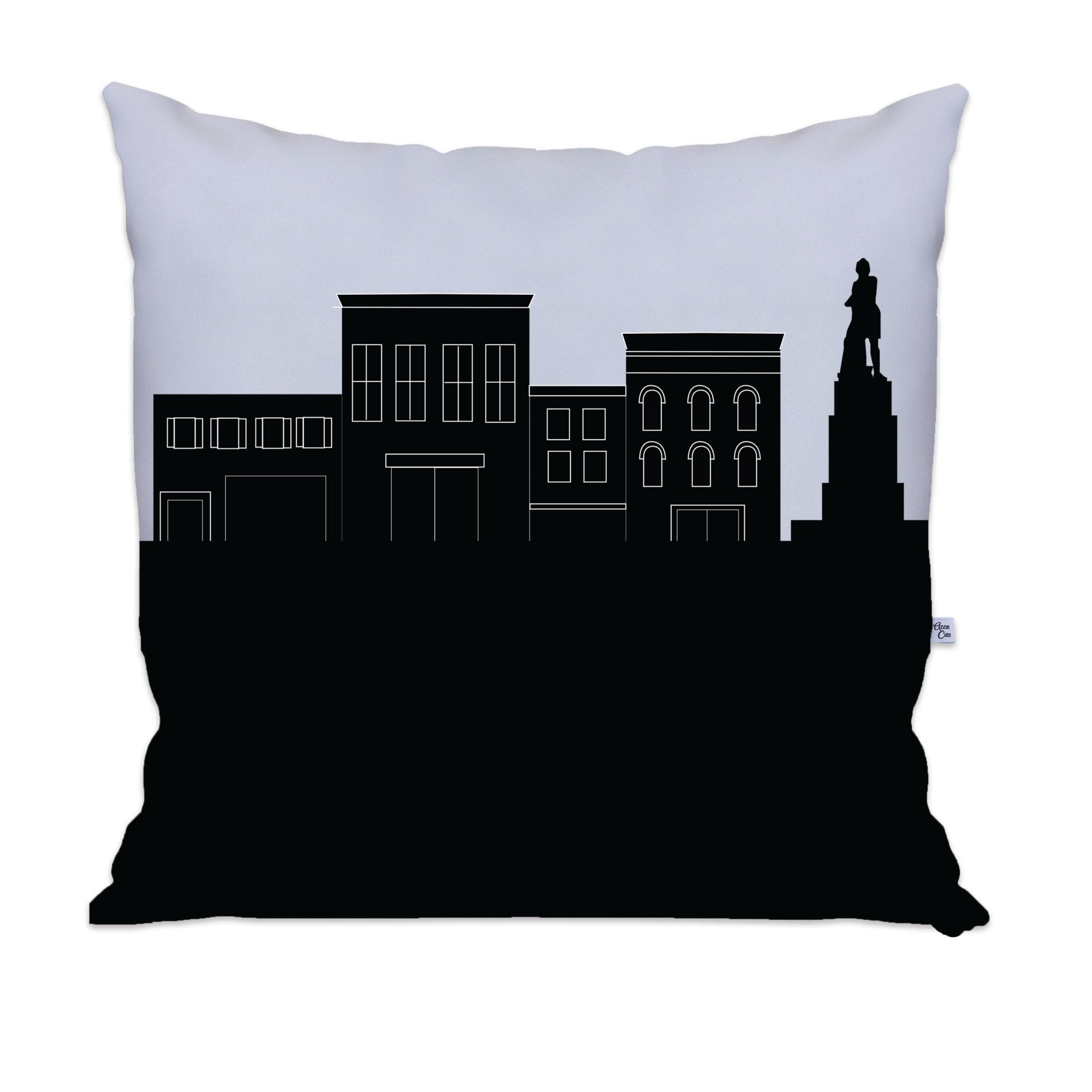 Perrysburg OH Skyline Large Throw Pillow - Anne Cate