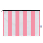 Pink Nautical Stripe Sailcloth Splash-Proof Pouch Wet Bag - Anne Cate