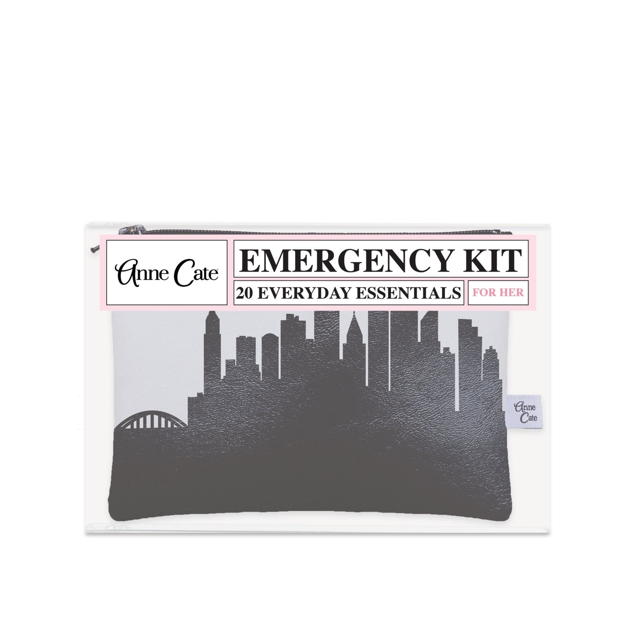 Pittsburgh PA Skyline Mini Wallet Emergency Kit - For Her - Anne Cate