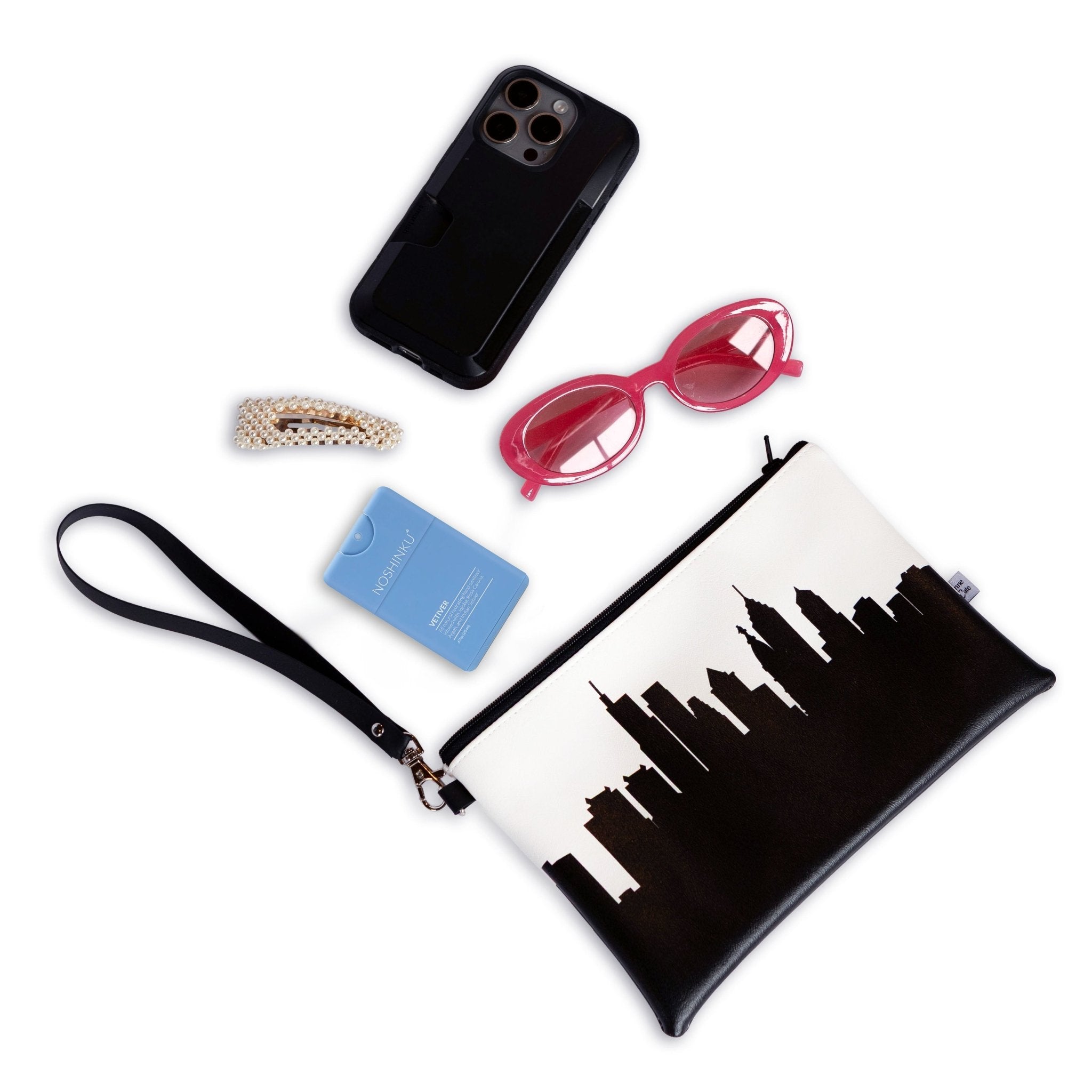 Pittsburgh PA Skyline Wristlet Clutch Purse - Anne Cate