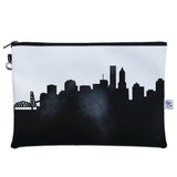 Portland OR Skyline Wristlet Clutch Purse