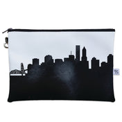 Portland OR Skyline Wristlet Clutch Purse - Anne Cate