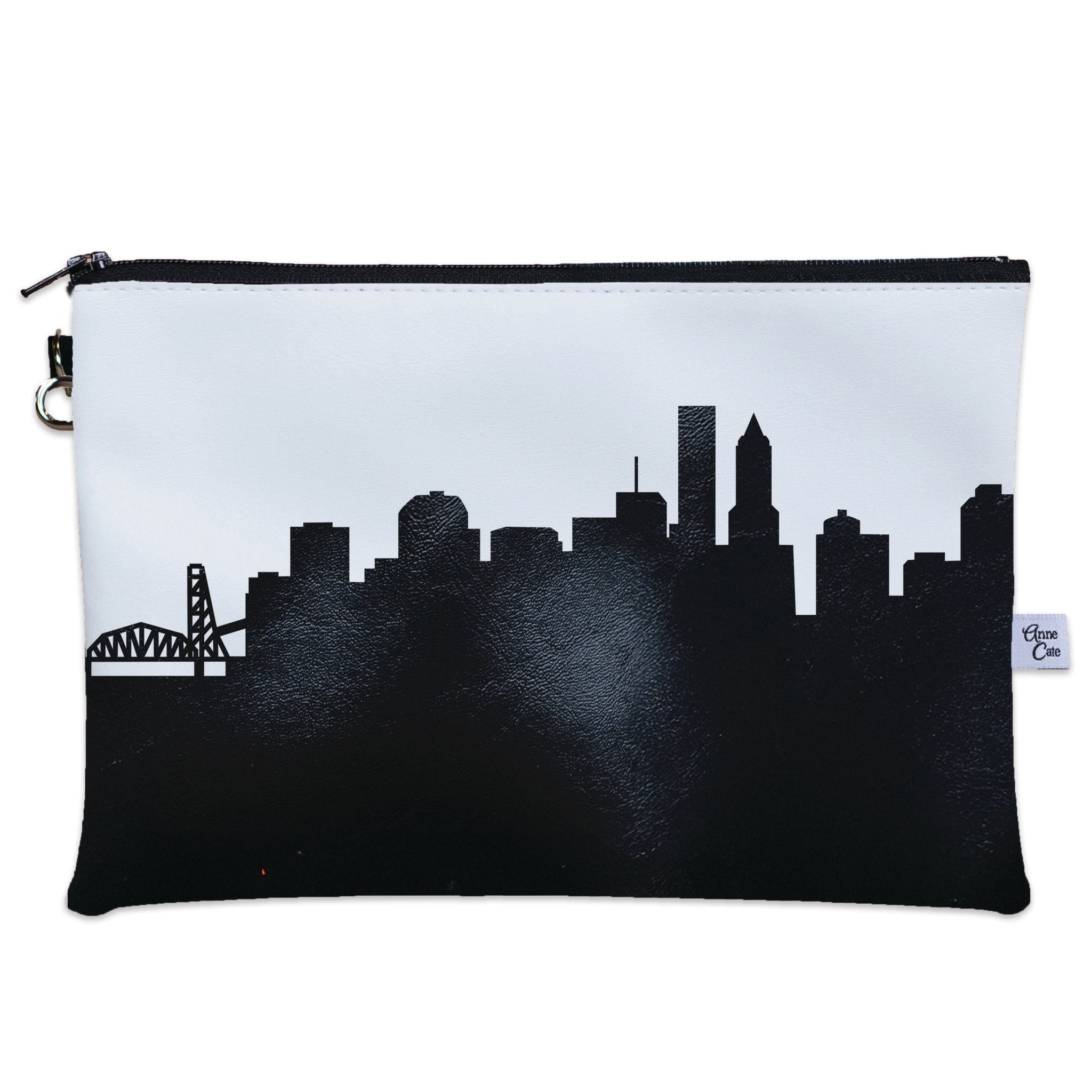 Portland OR Skyline Wristlet Clutch Purse - Anne Cate