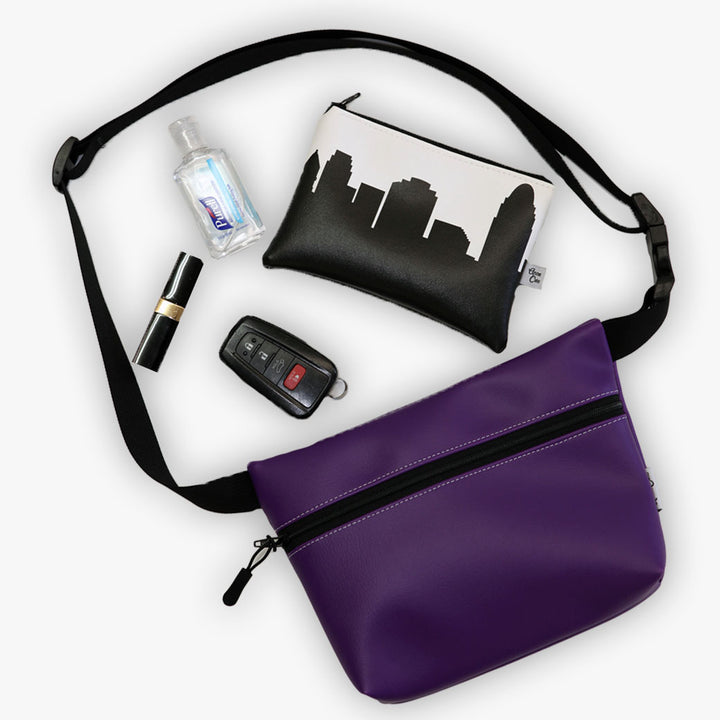 Purple Belt Bag Fanny Pack