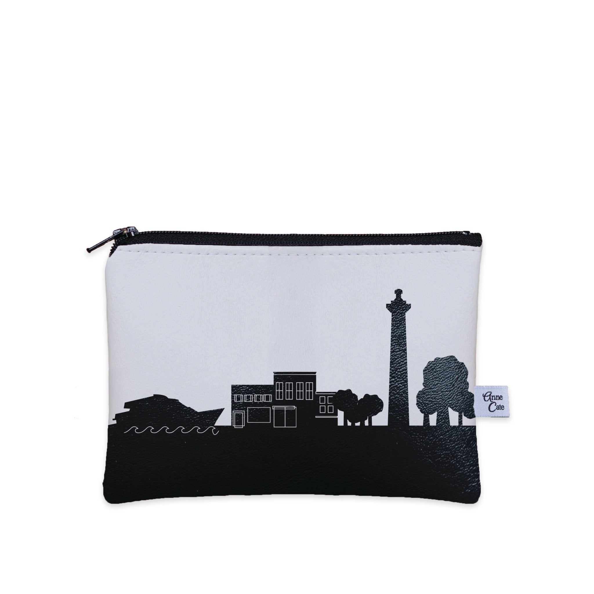 Put in Bay OH Skyline Vegan Leather Mini Wallet - Anne Cate