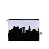 Rhodes Greece Skyline Canvas Mini Purse