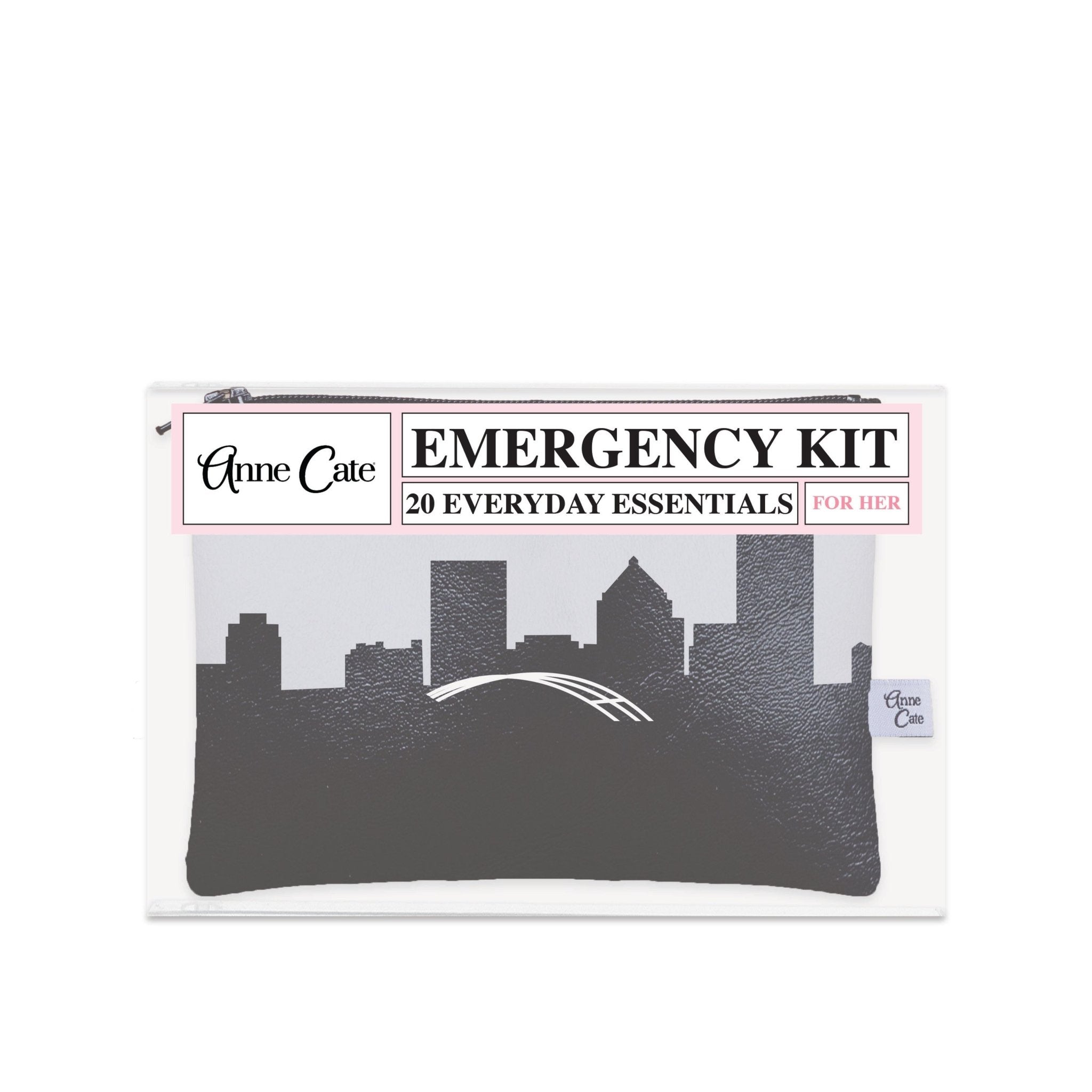 Rochester NY Skyline Mini Wallet Emergency Kit - For Her - Anne Cate