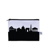 Rome Italy Skyline Canvas Mini Purse