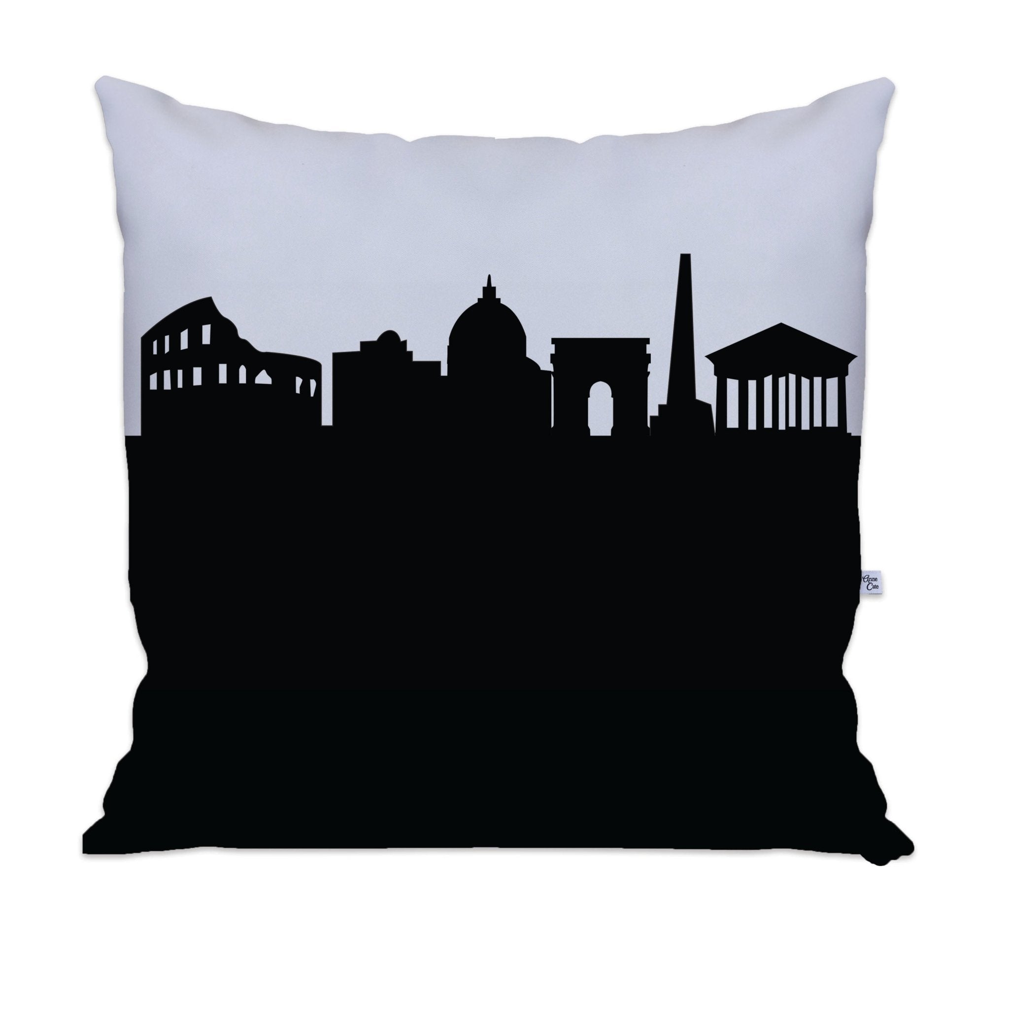 Rome Italy Skyline Large Throw Pillow - Anne Cate
