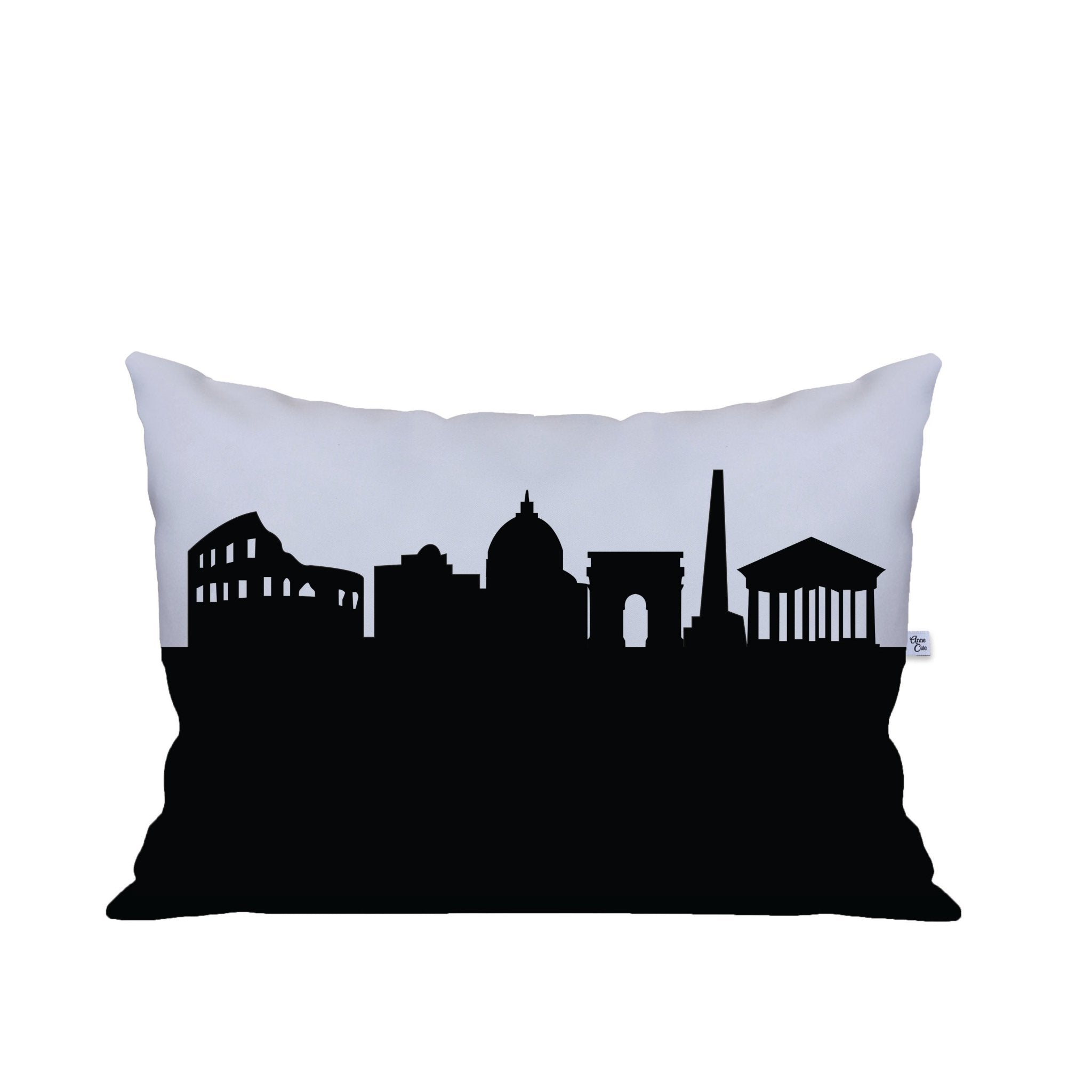 Rome Italy Skyline Lumbar Pillow - Anne Cate