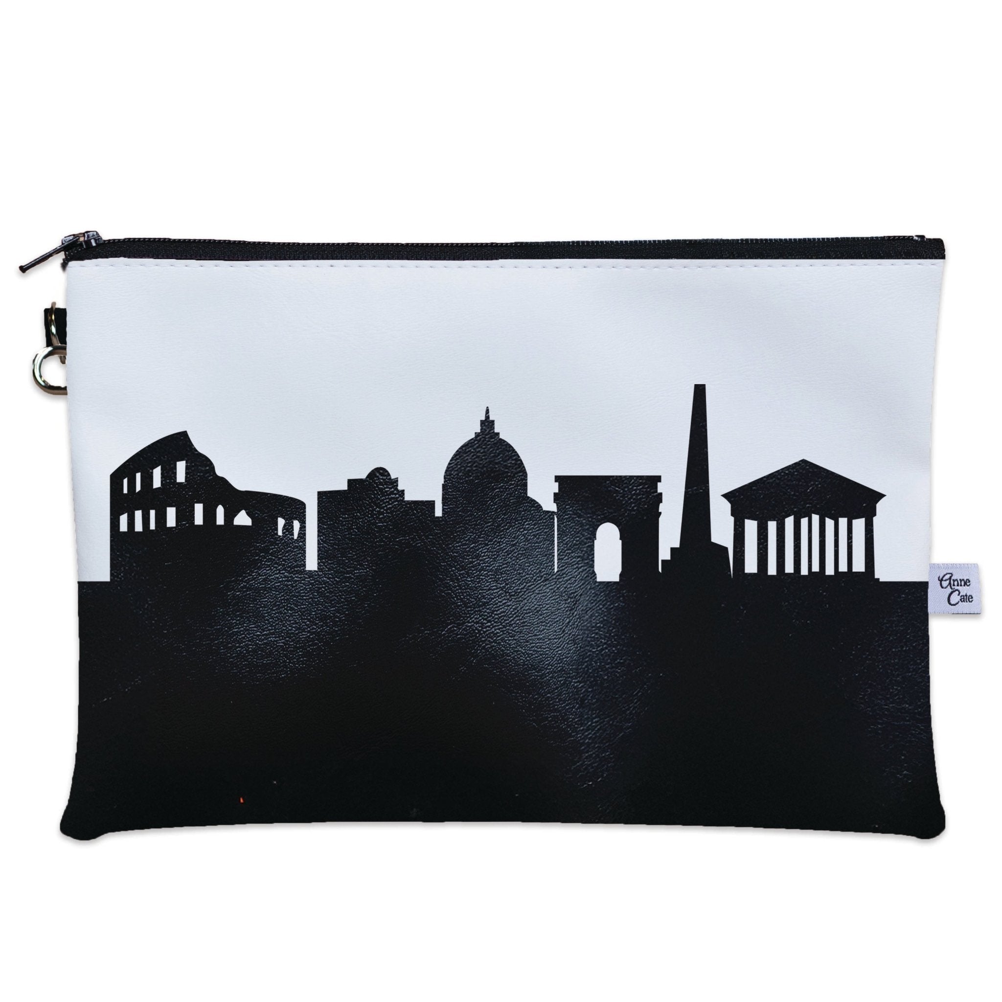 Rome Italy Skyline Wristlet Clutch Purse - Anne Cate