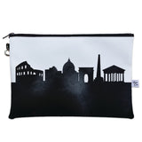 Rome Italy Skyline Wristlet Clutch Purse