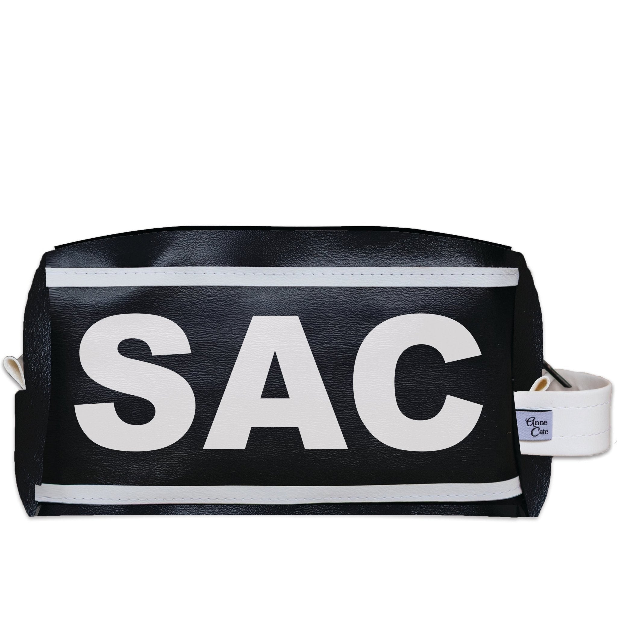 SAC (Sacramento) City Abbreviation Travel Dopp Kit Toiletry Bag - Anne Cate