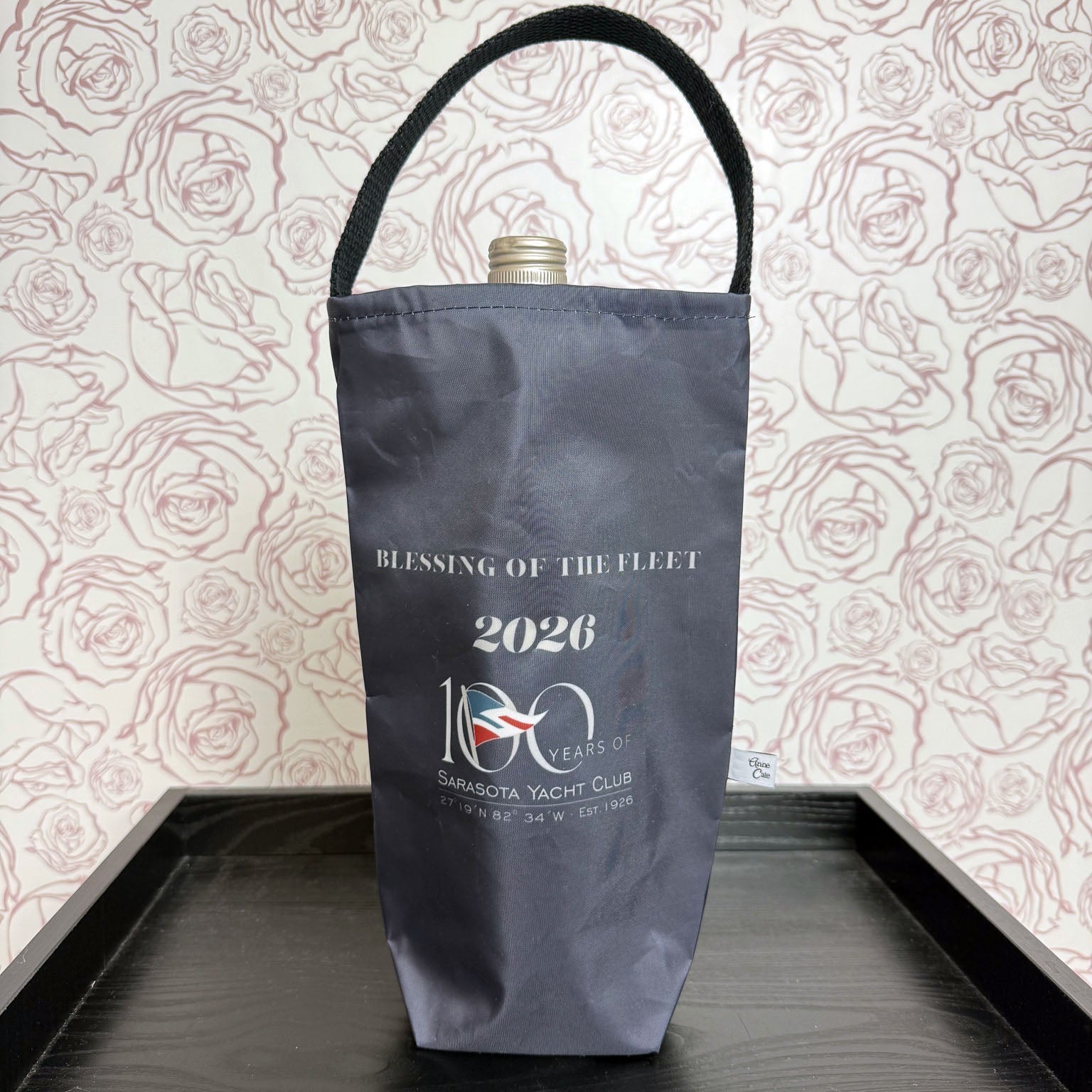 Sailcloth Wine Tote - Custom - Anne Cate