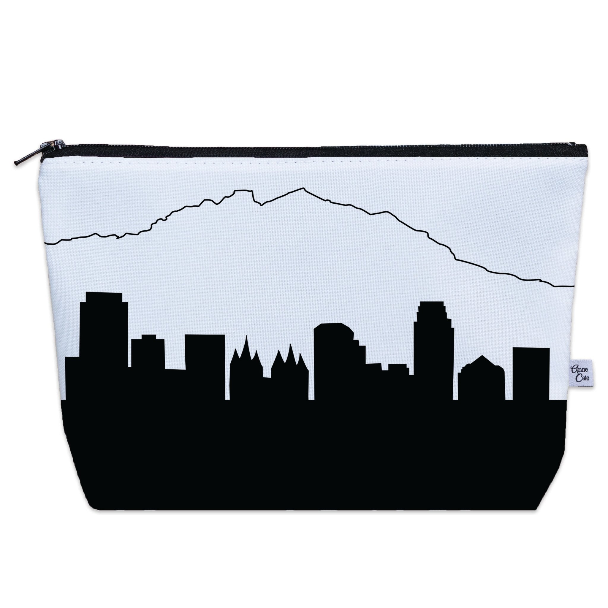 Salt Lake City UT Skyline Cosmetic Makeup Bag - Anne Cate