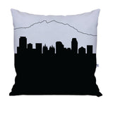 Salt Lake City UT Skyline Large Throw Pillow