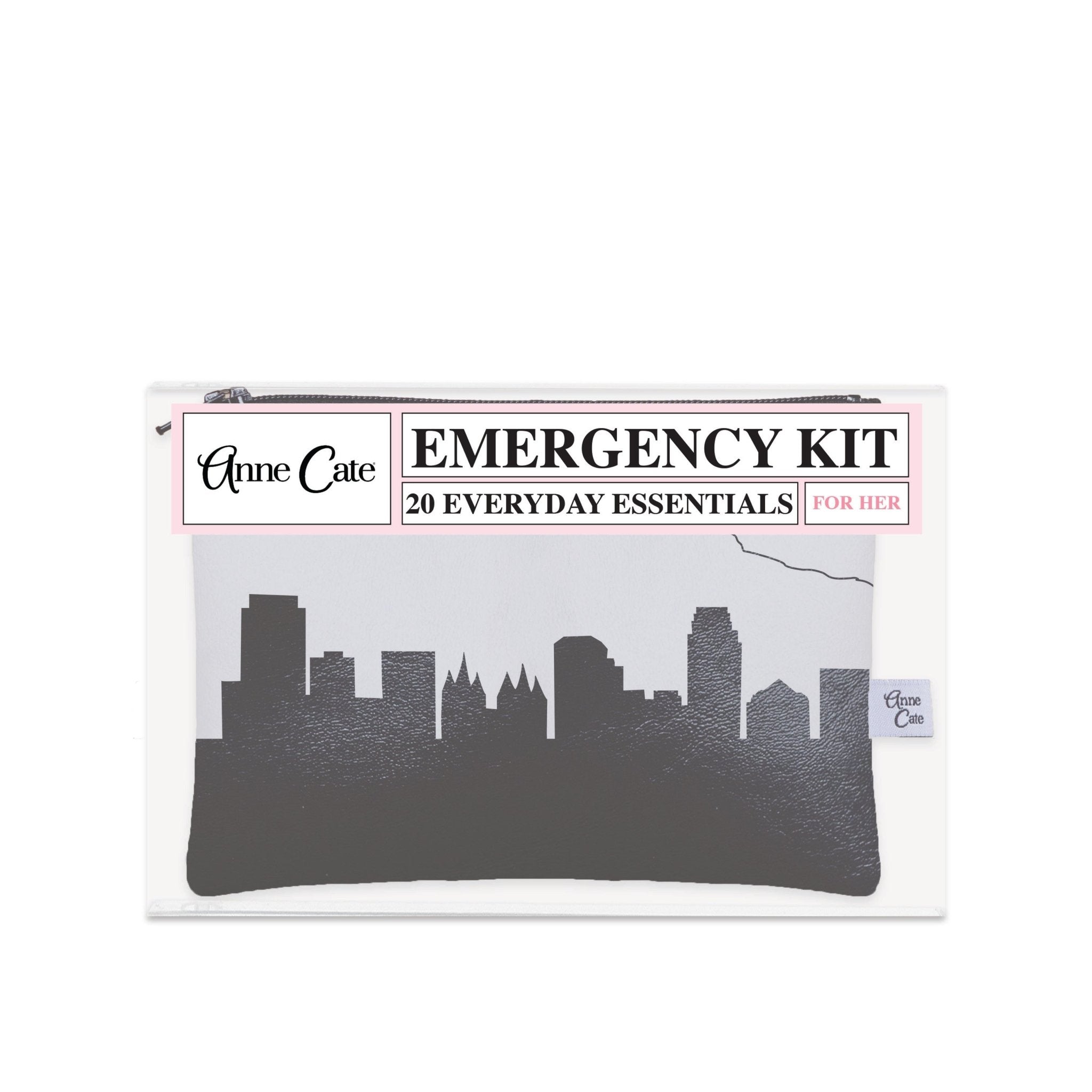 Salt Lake City UT Skyline Mini Wallet Emergency Kit - For Her - Anne Cate