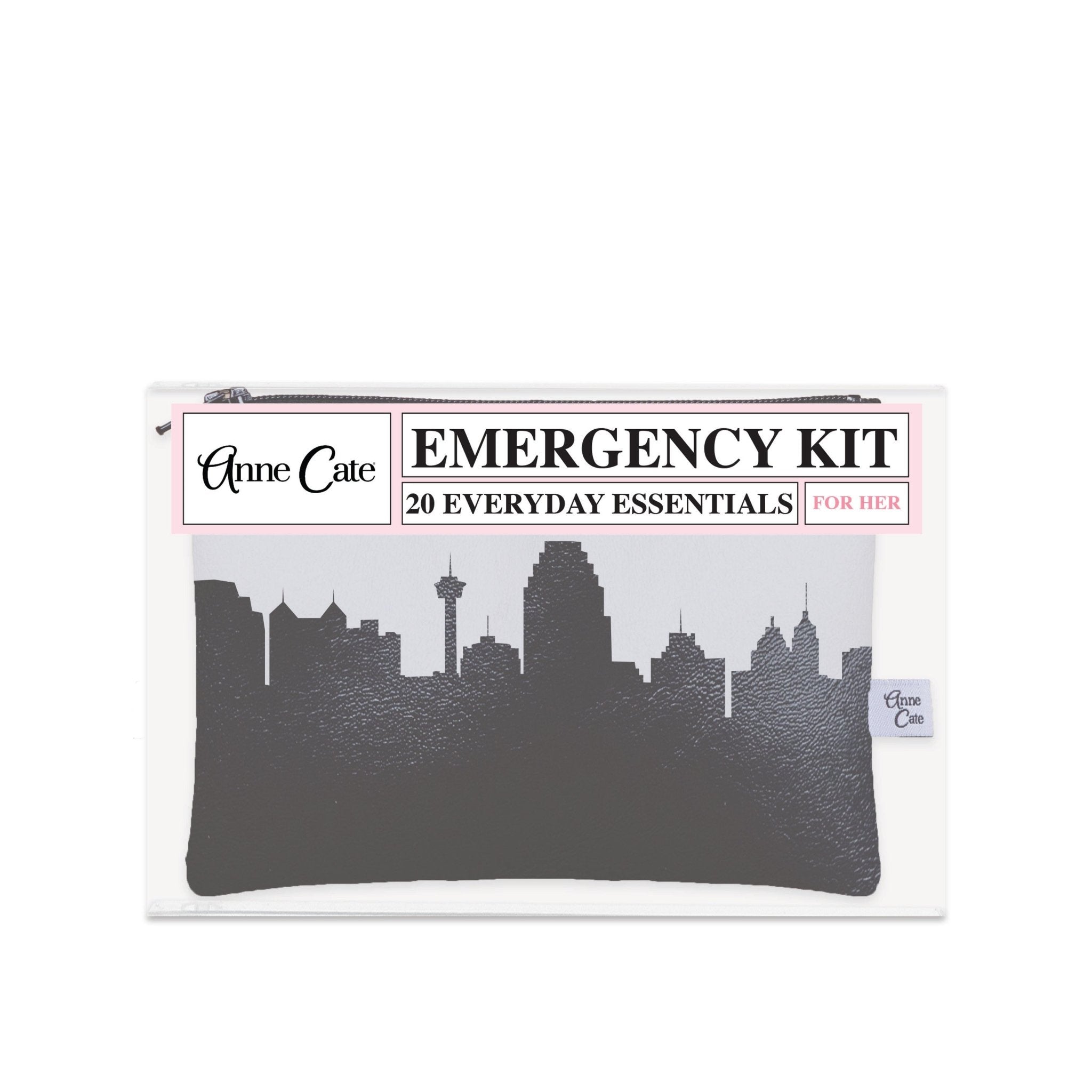 San Antonio TX Skyline Mini Wallet Emergency Kit - For Her - Anne Cate