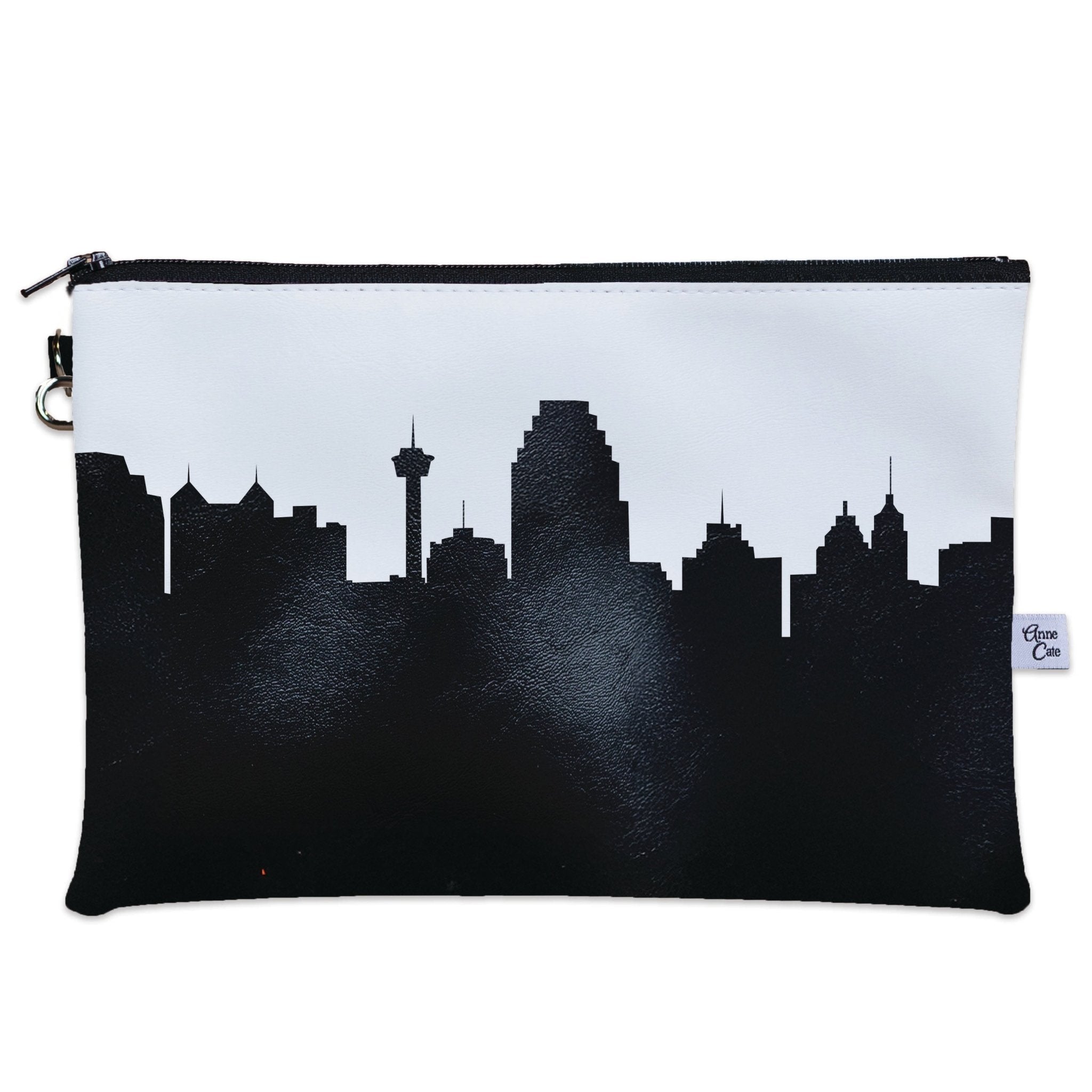 San Antonio TX Skyline Wristlet Clutch Purse - Anne Cate