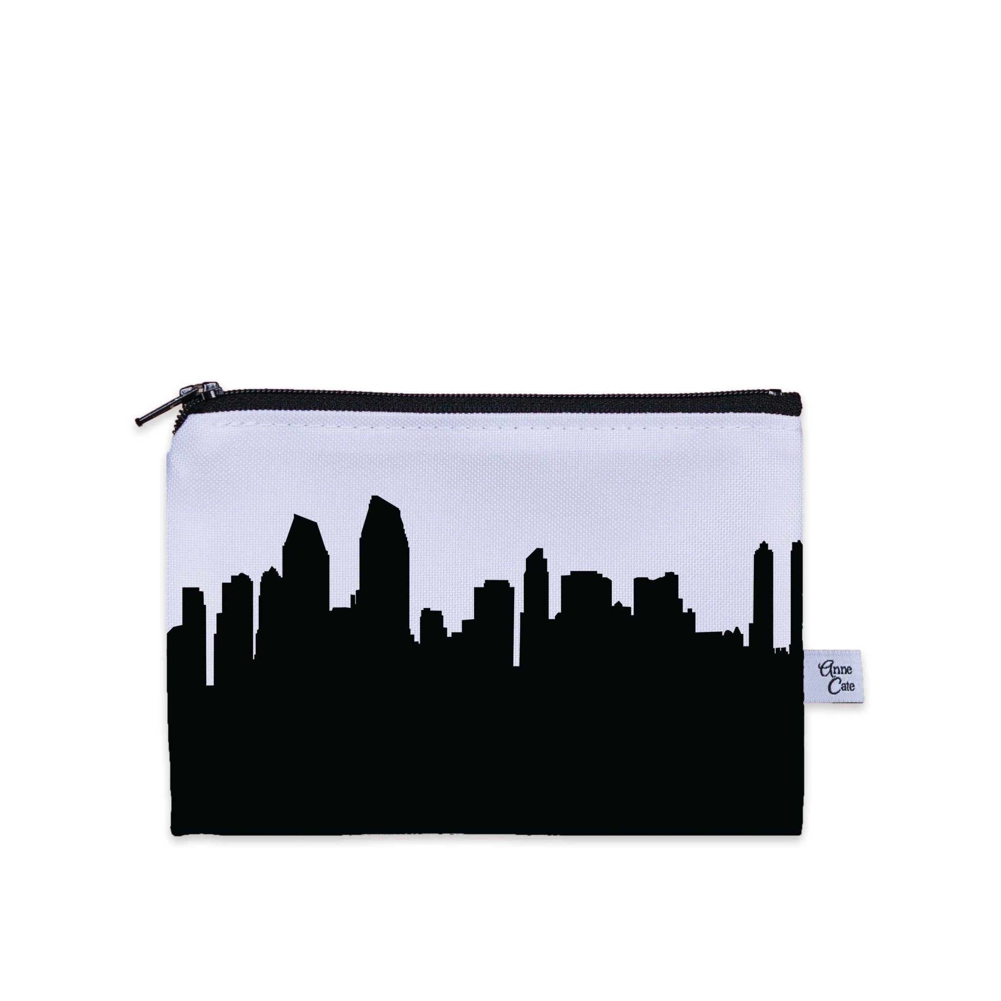 San Diego CA Skyline Canvas Mini Purse - Anne Cate