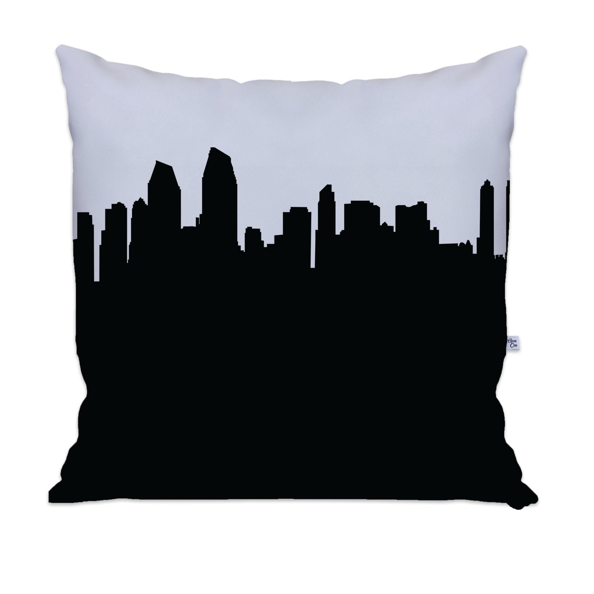 San Diego CA Skyline Large Throw Pillow - Anne Cate