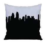 San Diego CA Skyline Large Throw Pillow