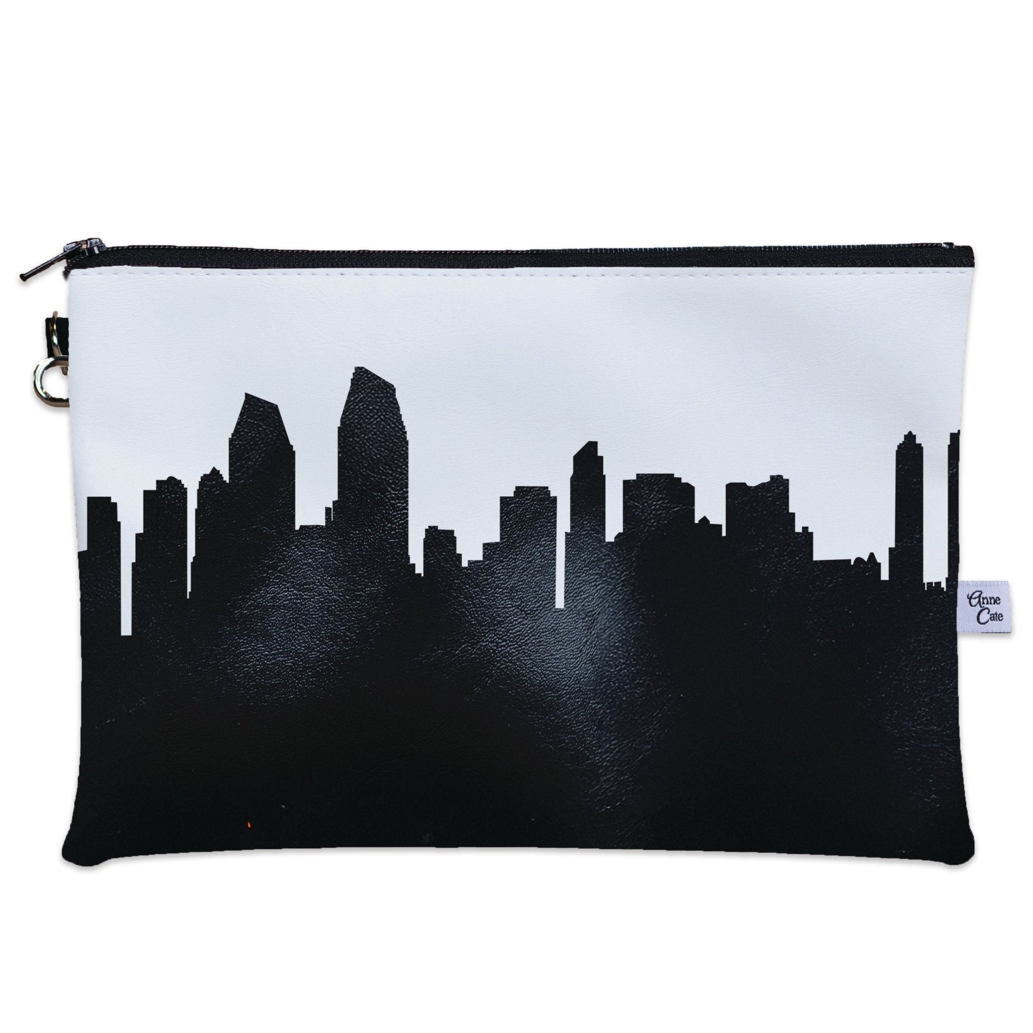 San Diego CA Skyline Wristlet Clutch Purse - Anne Cate