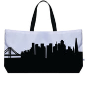 San Francisco CA Skyline Weekender Tote - Anne Cate