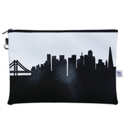 San Francisco CA Skyline Wristlet Clutch Purse - Anne Cate