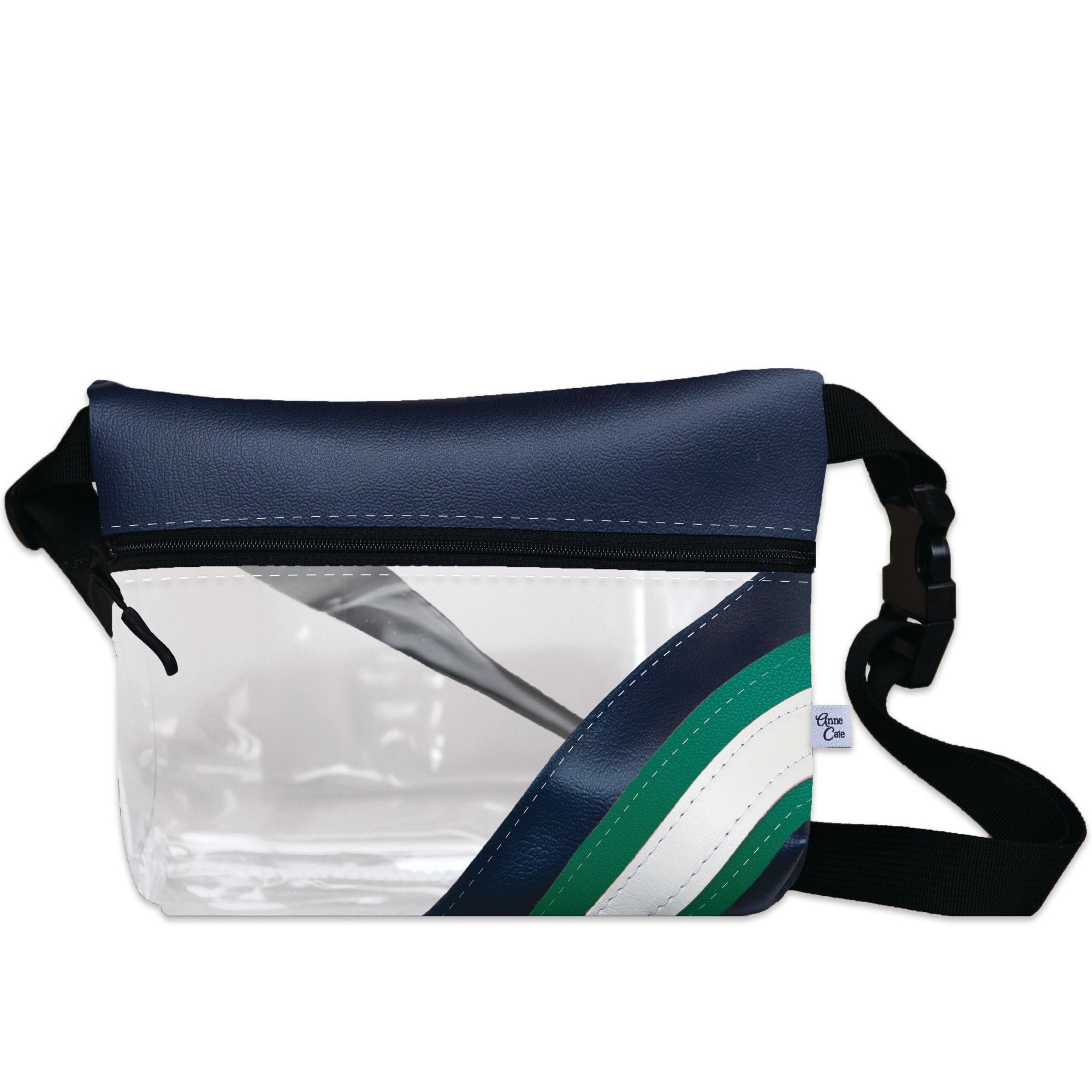 Seattle Seahawks Football Stadium Clear Stripe Game Day Fanny Pack - Anne Cate
