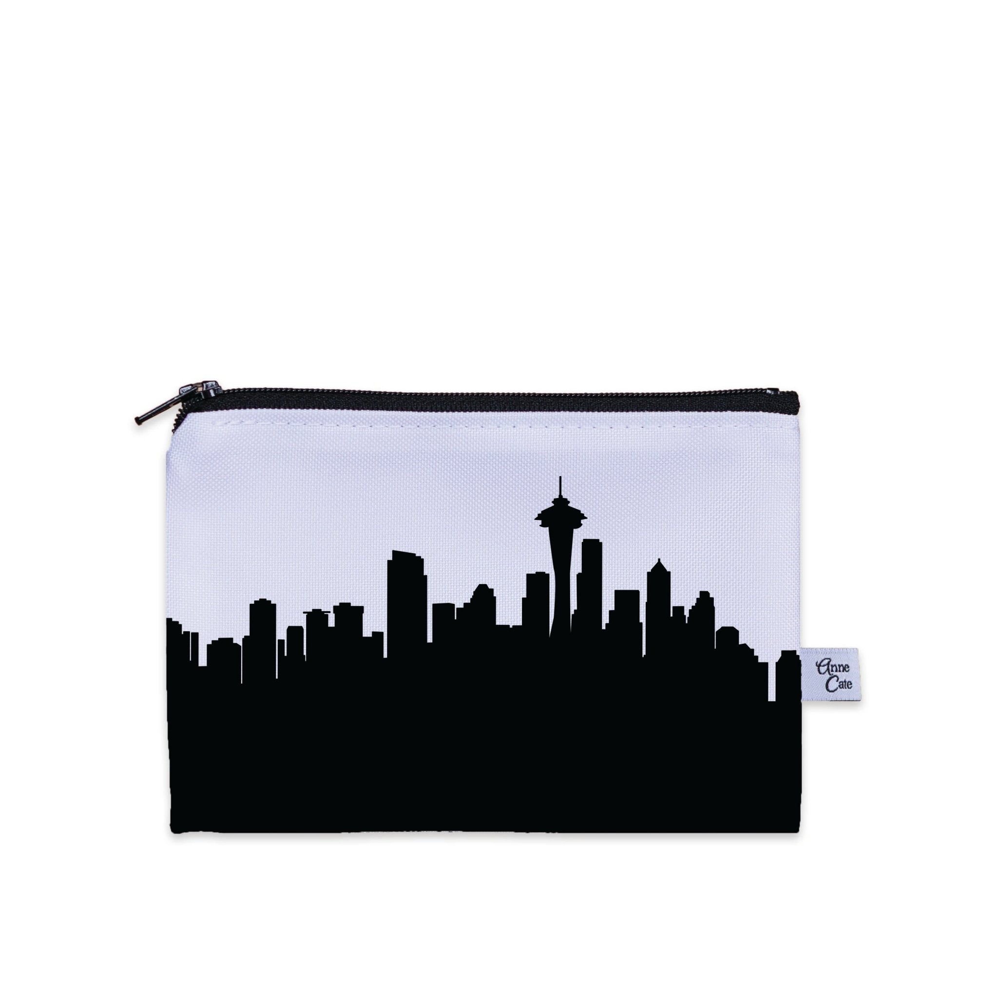 Seattle WA Skyline Canvas Mini Purse - Anne Cate
