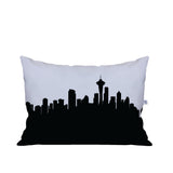 Seattle WA Skyline Lumbar Pillow