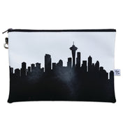 Seattle WA Skyline Wristlet Clutch Purse - Anne Cate