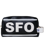 SFO (San Francisco) City Abbreviation Travel Dopp Kit Toiletry Bag - Anne Cate
